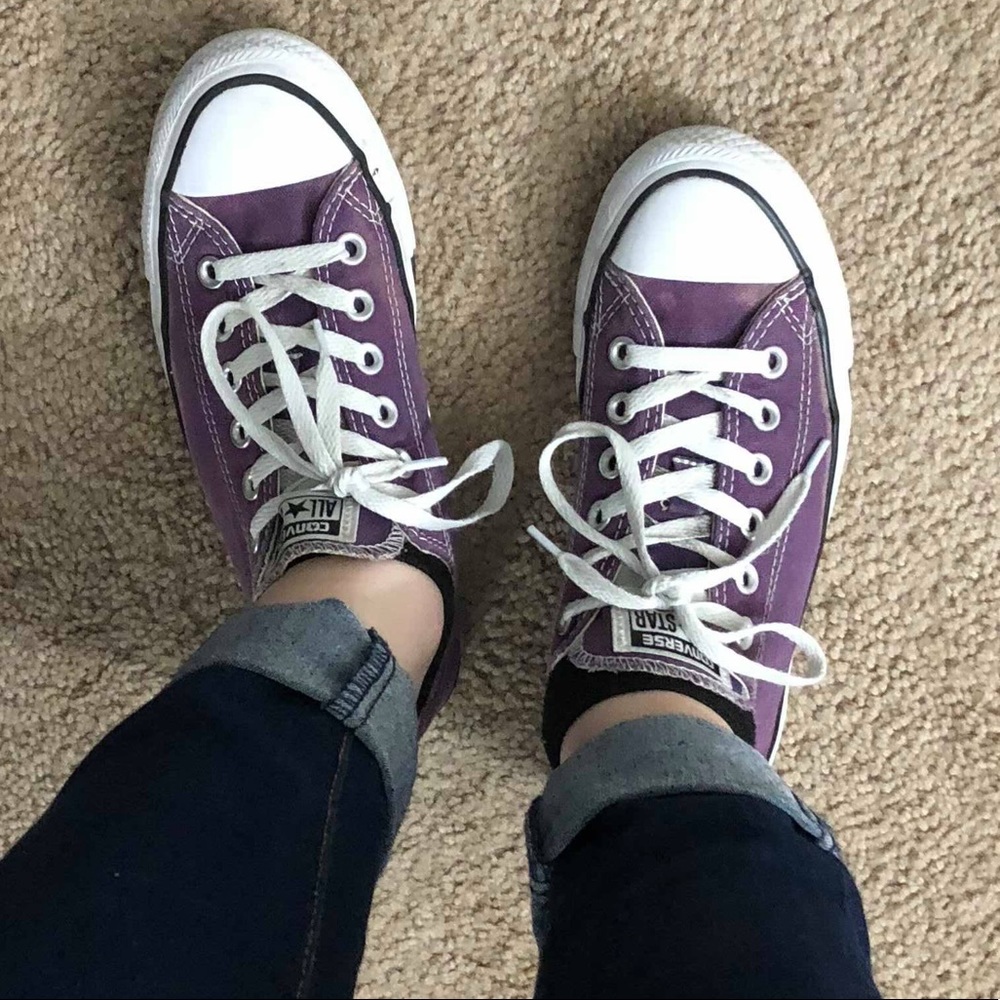 Purple Converse size women’s 7